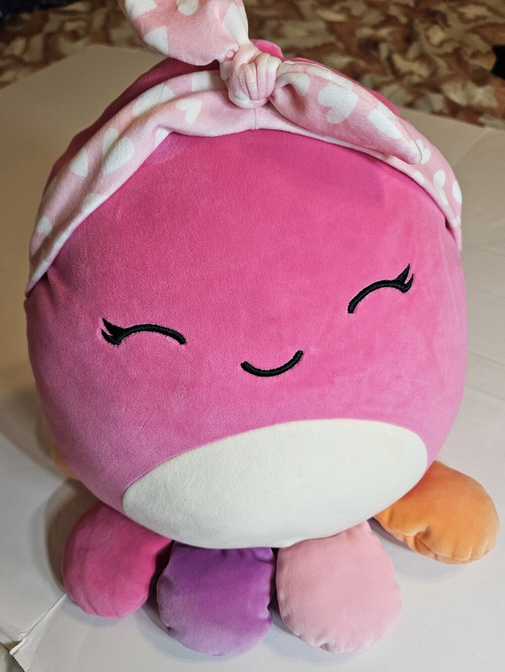 Squishmallows Octavia The Octopus Pink and Purple Plush Cuddles Squishy Soft